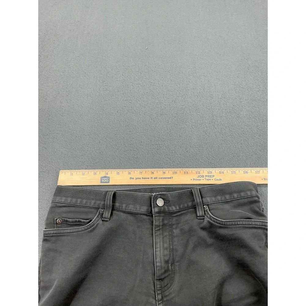 Banana Republic Traveler Jeans Mens 33x31 Gray Slim Straight Stretch‎ Denim